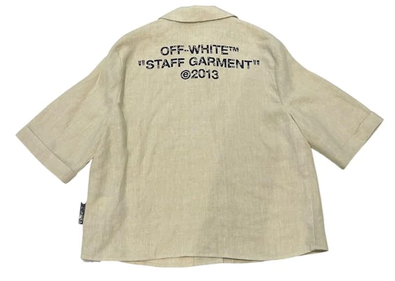 Off-White Streetwear Off-White Staff Linen Shirt