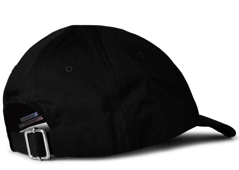 Off-White Streetwear Off-White Swimming Man Embroidered Baseball Cap Black/White