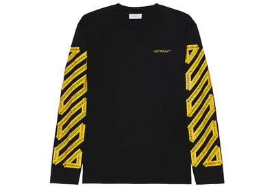 Off-White Streetwear OFF-WHITE Tape Arrow Skate L/S Tee Black