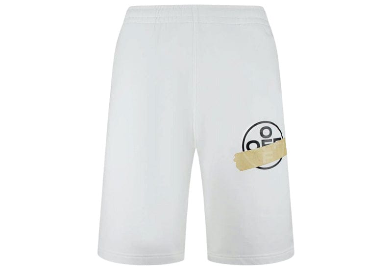 Off-White Streetwear Off-White Tape Arrows Sweatshort White/Beige