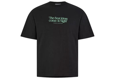 OFF-WHITE Streetwear OFF-WHITE The Best Ideas Come At Night Tee Black (Women's)