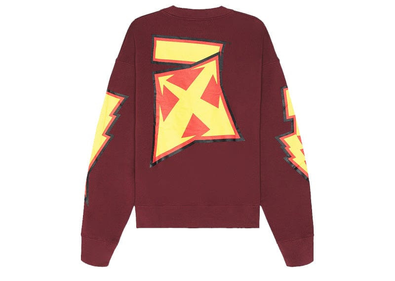 Off-White Thunder Stable Skate Crewneck 'Barolo Yellow' – Court Order