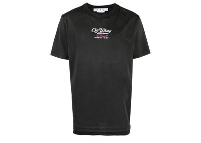 OFF-WHITE streetwear OFF-WHITE Wave Off Raw Slim T-shirt Black