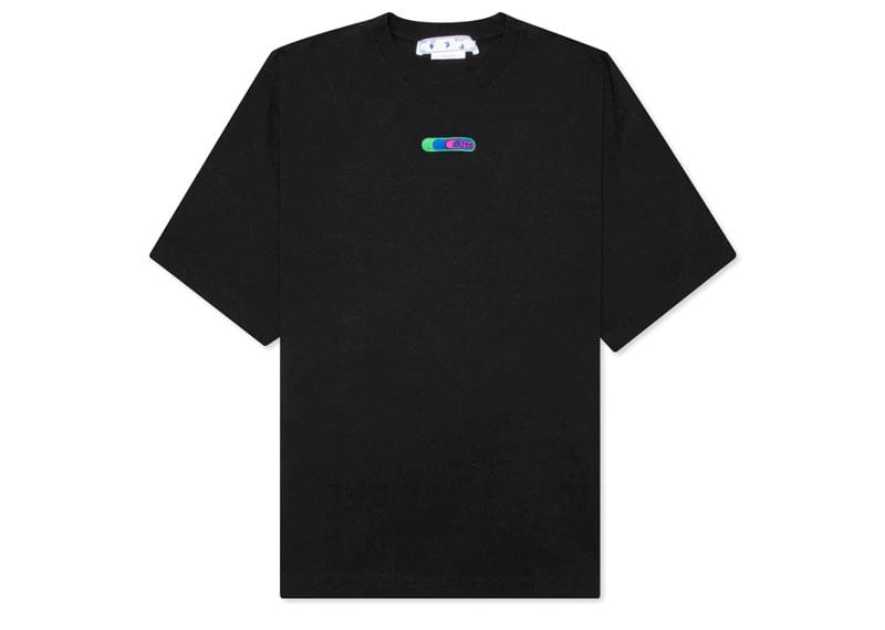OFF-WHITE streetwear OFF-WHITE Weed Arrows Oversized T-Shirt Black/Green