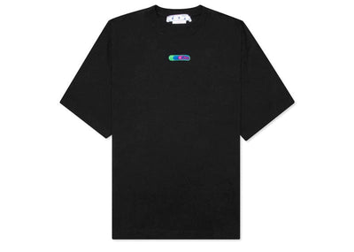 OFF-WHITE streetwear OFF-WHITE Weed Arrows Oversized T-Shirt Black/Green