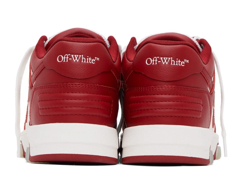 OFF-WHITE Sneakers Off-White White & Burgundy Out Of Office Sneakers Off-White