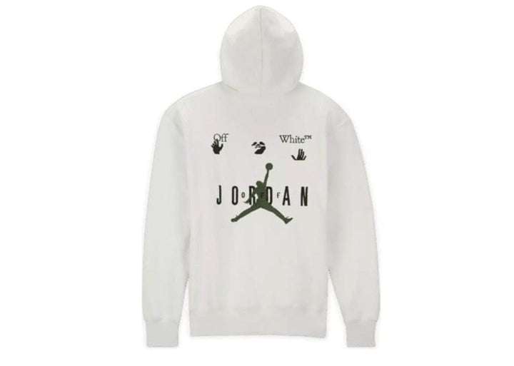 Off White x Jordan Hoodie White Court Order