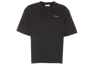 Off-White Streetwear Tape Arrow Skate S/S Tee Black Citrus off-White