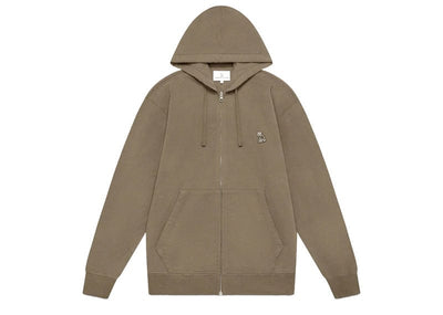 OVO Streetwear Classic OVO Full zip Hoodie - Walnut