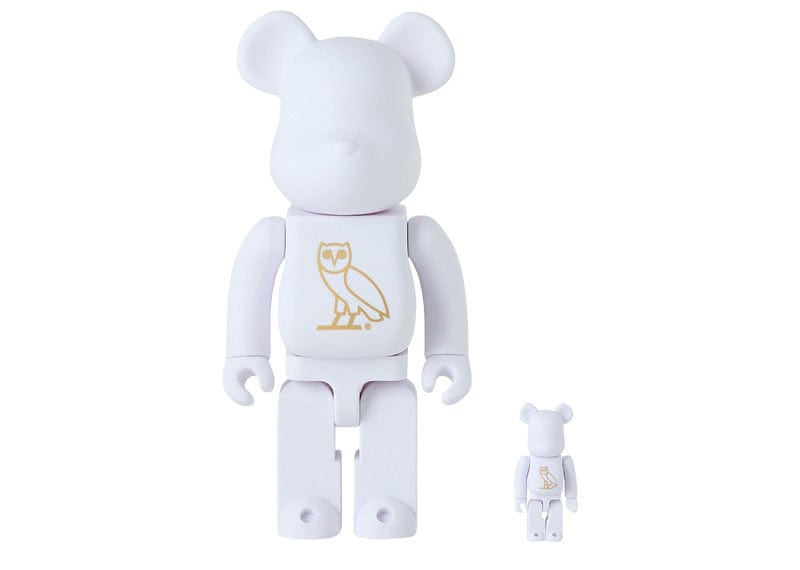 OVO Accessories OVO x BE@RBRICK 400% + 100% OG Owl Set Pearl White