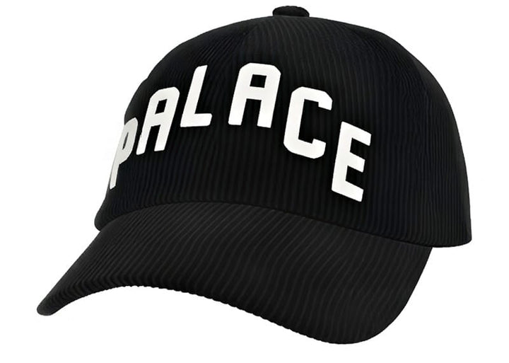 Palace Alas 6 Panel Black Corduroy Cap – Court Order