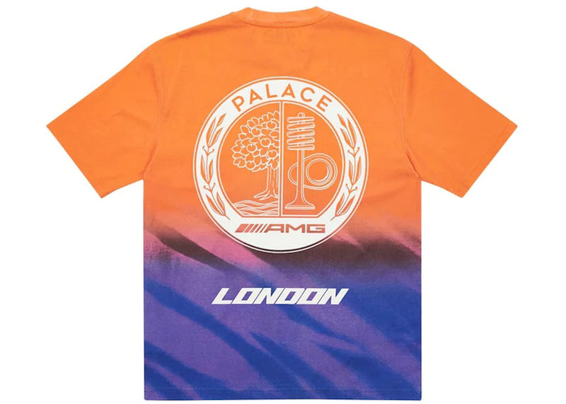 Palace streetwear Palace AMG 2.0 London T-shirt Orange/Purple