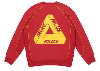 Palace streetwear Palace Bowl Out Crew Burgundy