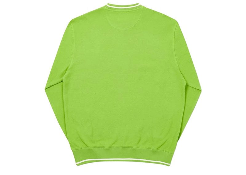 Palace streetwear Palace Das Palace Waffle Crew Lime