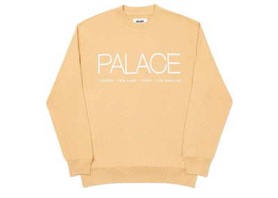 Palace streetwear Palace Globaller Crew Sand