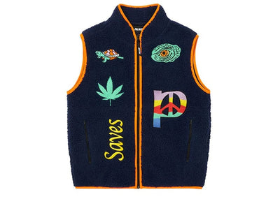 Palace streetwear Palace Jesus Gilet Navy