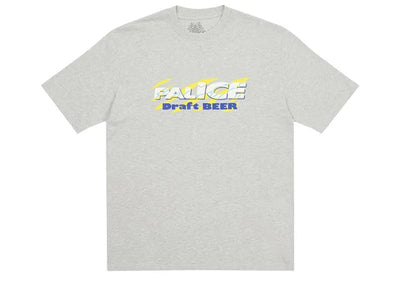 Palace Streetwear Palace Light Beer T-Shirt Grey Marl