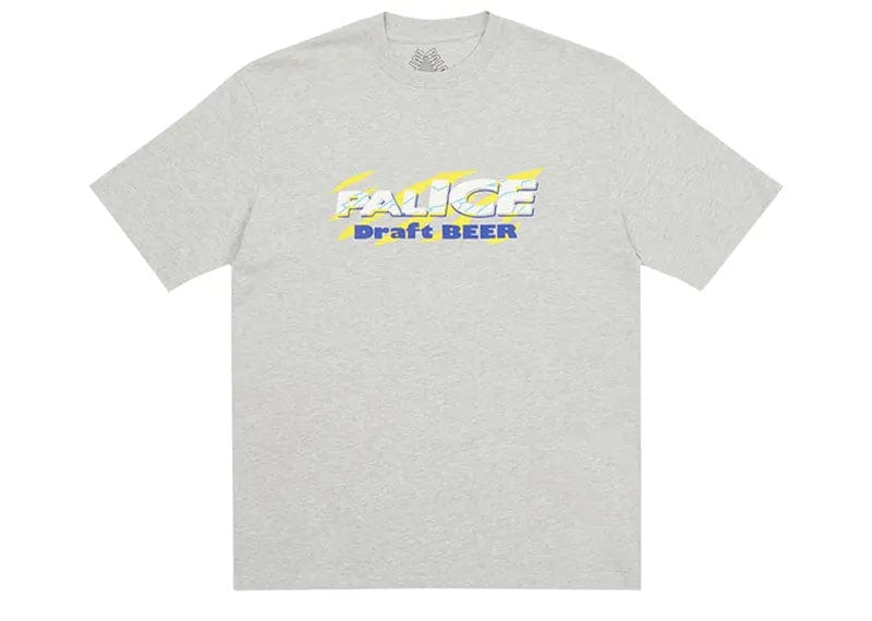 Palace Streetwear Palace Light Beer T-Shirt Grey Marl