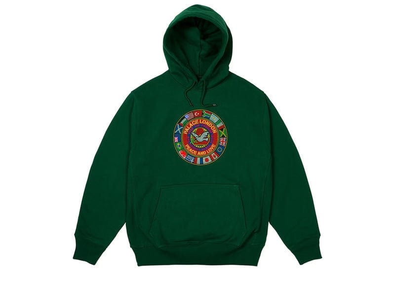 Palace streetwear Palace Nations Hood Racey Green