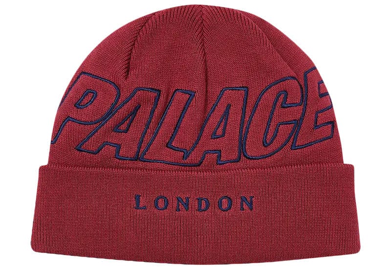 Palace Streetwear Palace P-London Beanie Burgandy