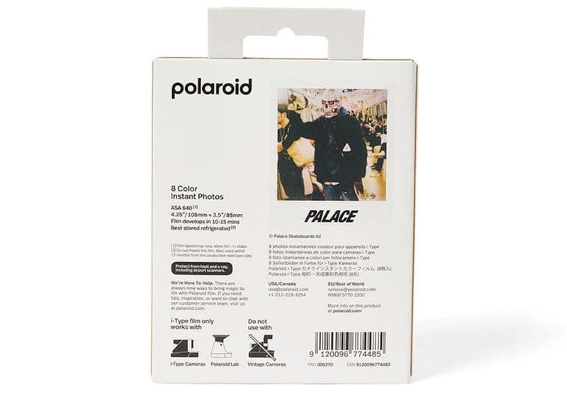 Palace collectibles Palace Polaroid Color I-Type Film White