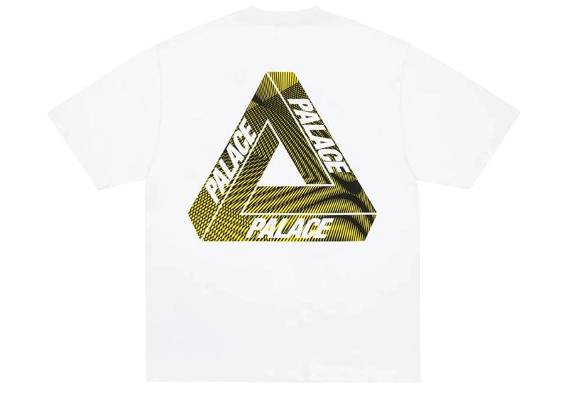 Palace streetwear Palace Tri-Vex T-Shirt White/Yellow