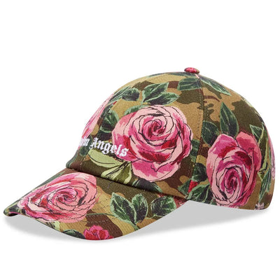 Palm Angels Accessories Palm Angels Allover Rose Baseball Cap