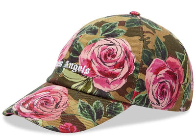 Palm Angels Accessories Palm Angels Allover Rose Baseball Cap