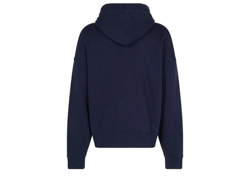 Palm Angels streetwear Palm Angels Bear Print Sprayed Logo Hoodie Navy Blue/Brown