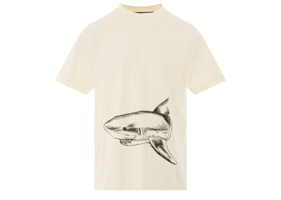 Palm Angels streetwear Palm Angels Broken Shark Classic T-Shirt Butter/Black