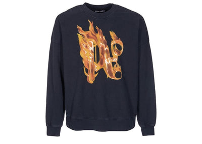 Palm Angels Streetwear Palm Angels Burning Monogram Crewneck