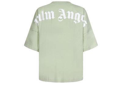 Palm Angels Streetwear Palm Angels Classic Logo Over Tee Mint White
