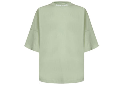 Palm Angels Streetwear Palm Angels Classic Logo Over Tee Mint White