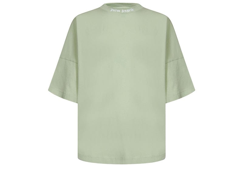 Palm Angels Streetwear Palm Angels Classic Logo Over Tee Mint White