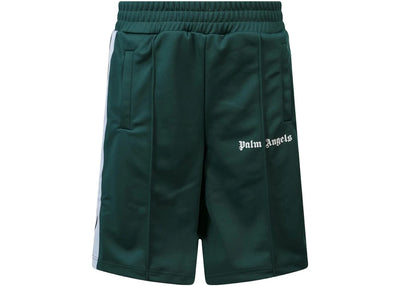 Palm Angels streetwear Palm Angels Classic Track Shorts Forest Green/White