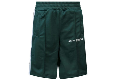 Palm Angels streetwear Palm Angels Classic Track Shorts Forest Green/White
