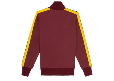 Palm Angels Streetwear Palm Angels College Track Jacket Burgundy/Fluo Green