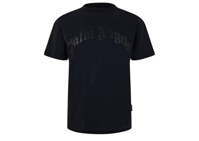 Palm Angels Streetwear Palm Angels Curve Logo T-Shirt Black