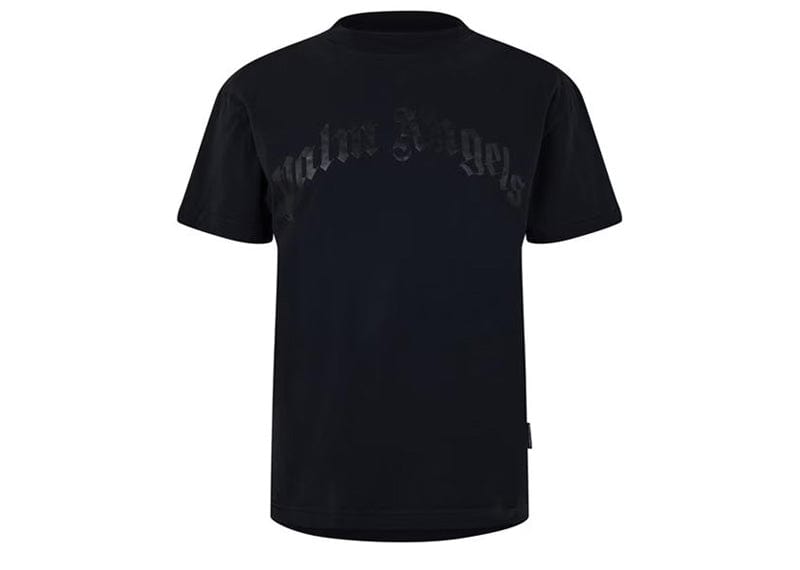 Palm Angels Streetwear Palm Angels Curve Logo T-Shirt Black