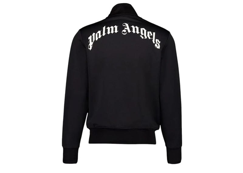 Palm Angels Streetwear Palm Angels Curved Logo Track Jacket Black