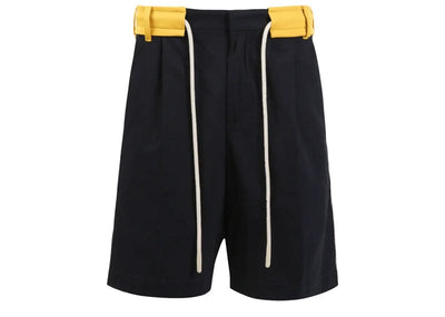 Palm Angels streetwear Palm Angels Drawstring Bermuda Shorts Navy/Yellow