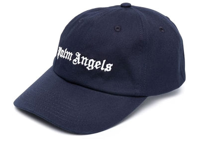 Palm Angels streetwear Palm Angels Embroidered Logo Cap Navy White