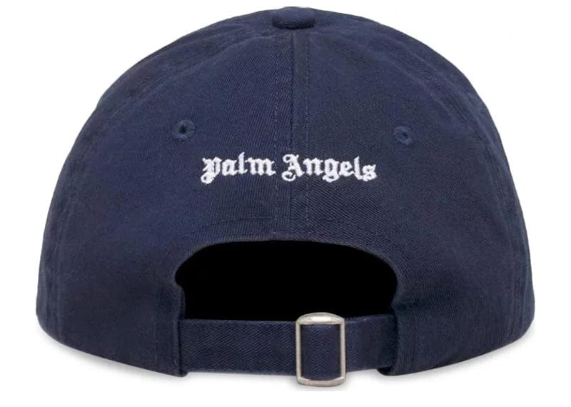 Palm Angels streetwear Palm Angels Embroidered Logo Cap Navy White
