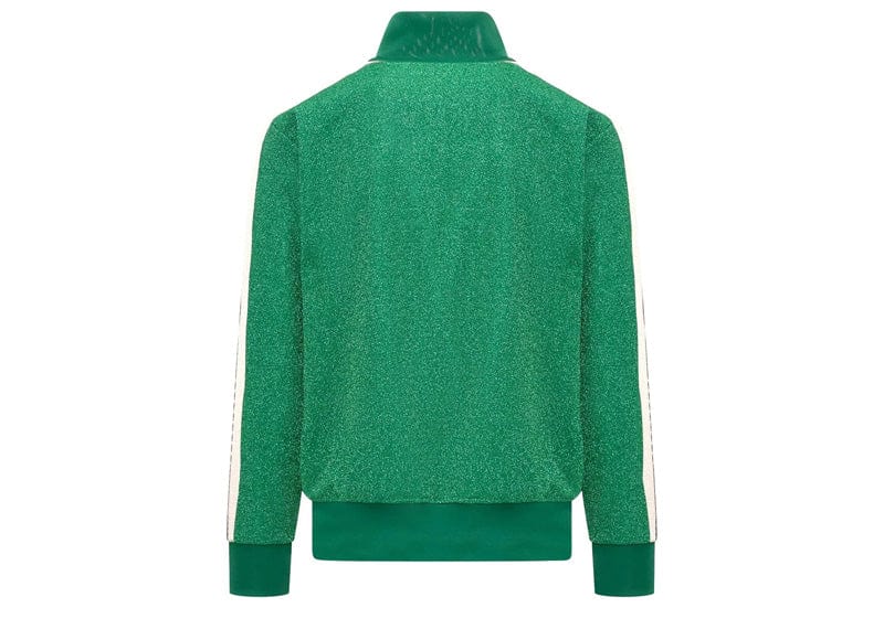 Palm Angels Streetwear Palm Angels Glitter Track Jacket Green