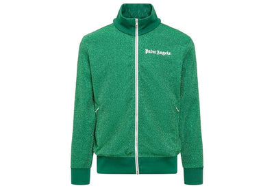 Palm Angels Streetwear Palm Angels Glitter Track Jacket Green
