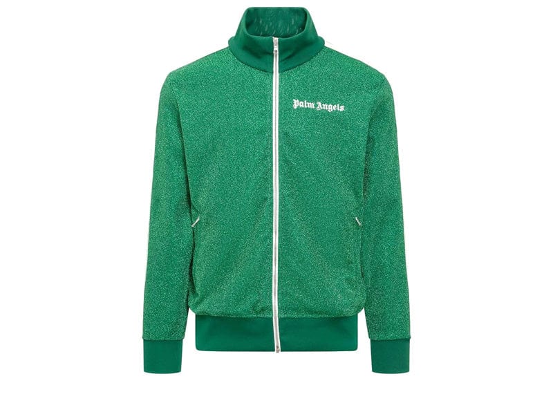 Palm Angels Streetwear Palm Angels Glitter Track Jacket Green