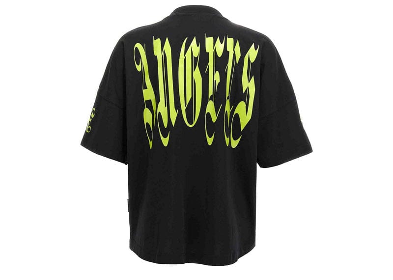 PALM ANGELS Streetwear Palm Angels Gothic T-shirt Black