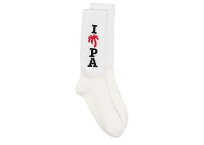 Palm Angels Accessories Palm Angels I Love PA Socks White/Black