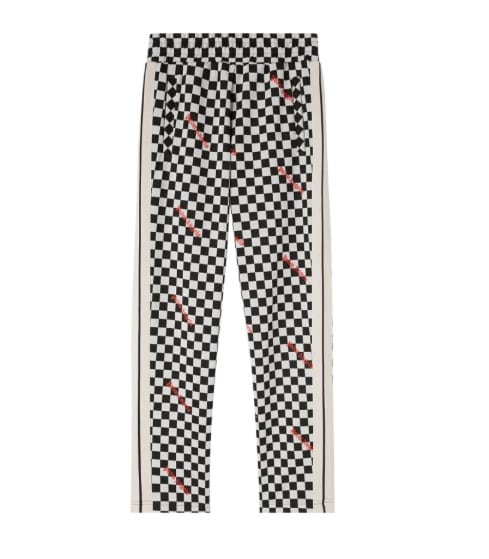 Palm Angels Streetwear Palm Angels Jacquard Damier Classic Track Pants Black/Red