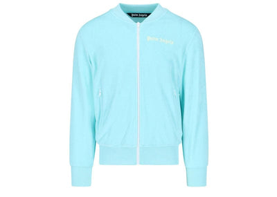 Palm Angels Streetwear Palm Angels Logo Bomber Track Jacket Baby Blue